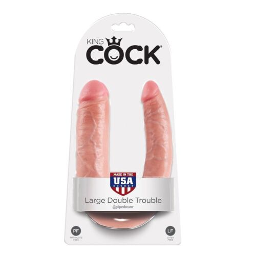 King Cock Dildo 17.8cm Double Penetration Experience