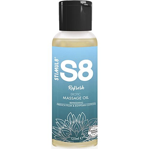 STIMUL8 S8 Refresh Cotton Massage Oil 125ml