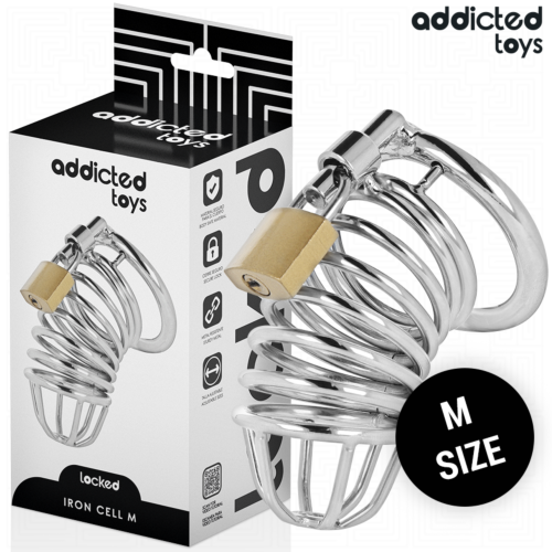Metal Chastity Cage Addicted Toys Locked Iron Cell