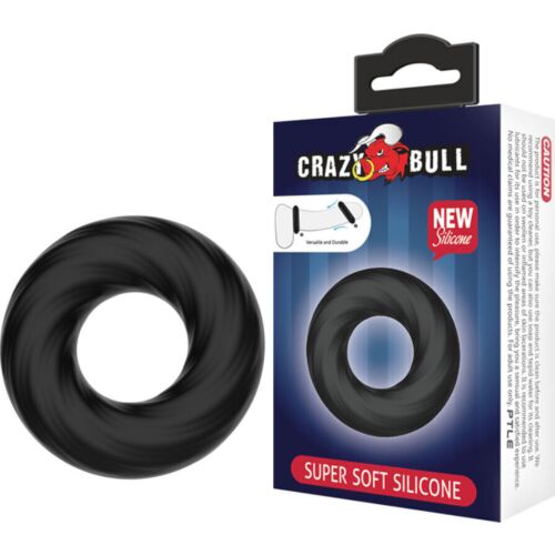 Silicone Ring Crazy Bull - Spiral Design for Comfort
