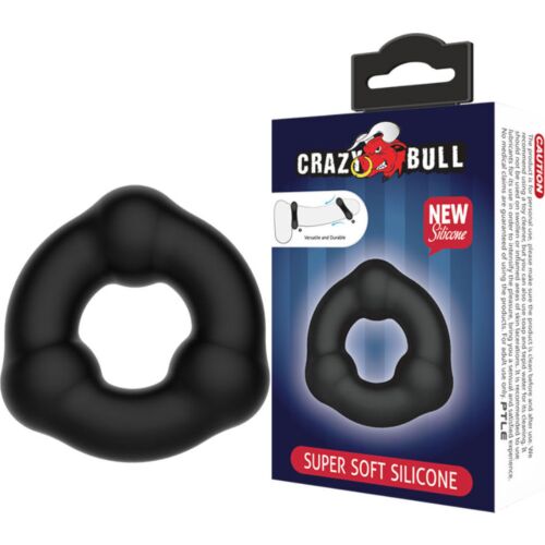 Silicone Ring Crazy Bull with Nodules for Male Intimacy