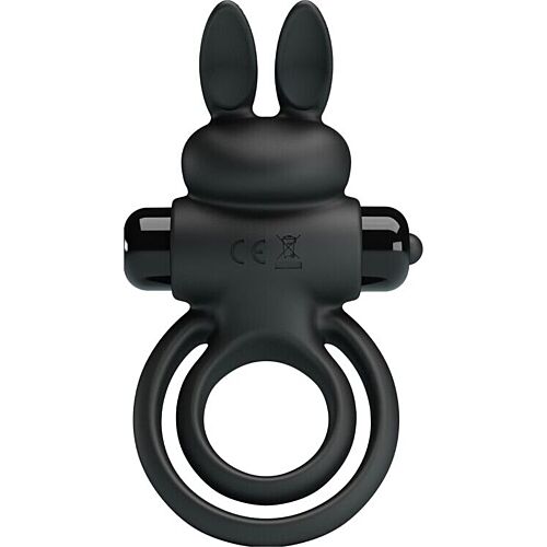 Vibrating Ring Pretty Love Rabbit with 10 Vibration Modes