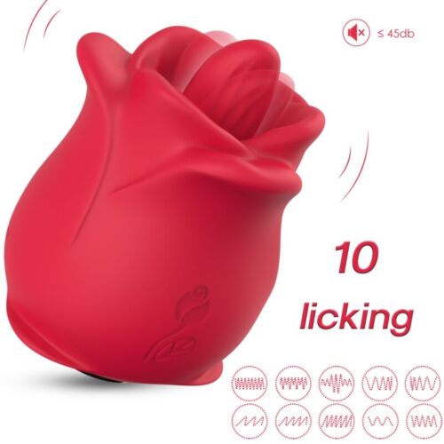Suction Vibrator ARMONY ROSE with 9 Modes