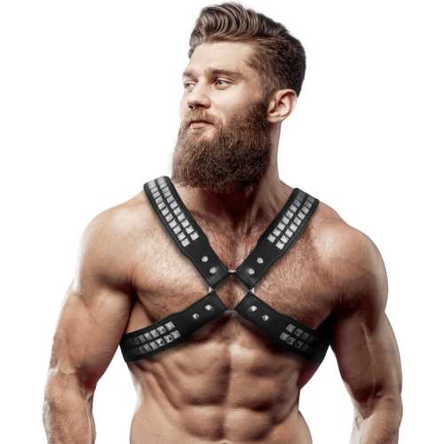 Men's Eco-Leather Chest Harness by Fetish Submissive Attitude