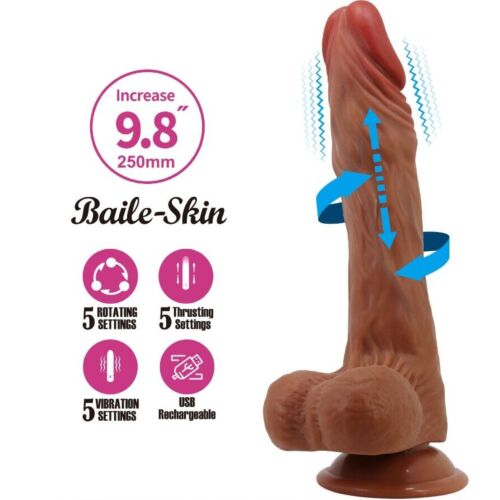 Realistic Dildo Baile Calisto with Intense Functions