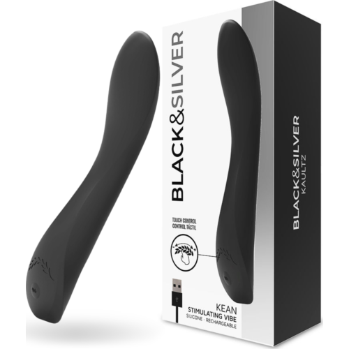 G-Spot Vibrator BLACK&SILVER Kean Touch Control