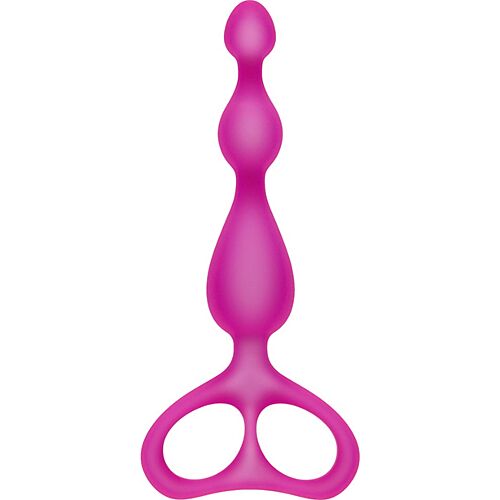 S Pleasures Shorty Plum Anal Beads for Beginners