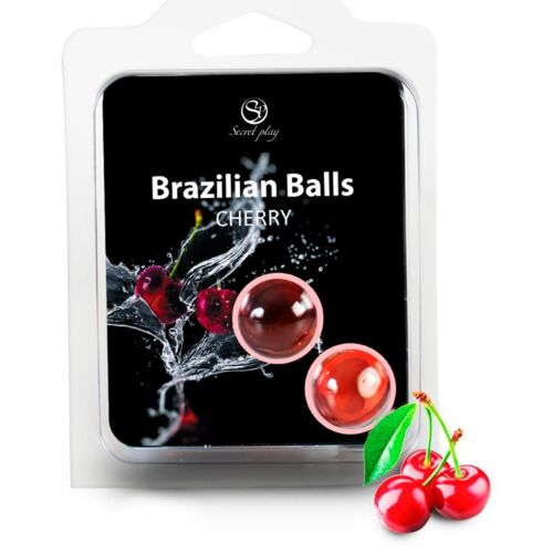 Brazilian Balls Secretplay Cherry Flavoured Lubricant Set