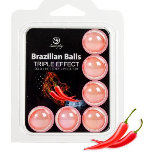 Brazilian Balls SECRETPLAY Set 6 Triple Effect