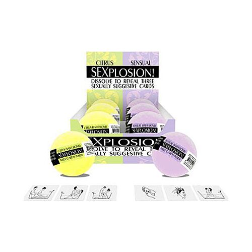 SEXPLOSION Bath Bombs by Kheper Games – Scented Set
