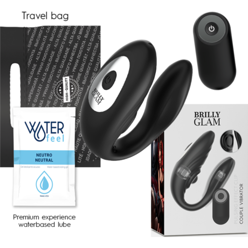 Brilly Glam Couple Pulsing & Vibrating Remote Control