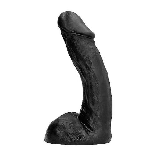 Dildo ALL BLACK 28 CM for G-spot stimulation