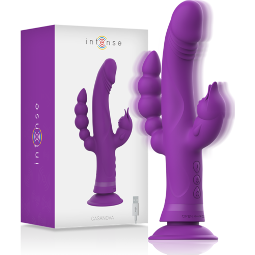 Rabbit Vibrator INTENSE Fun Casanova with Triple Motors
