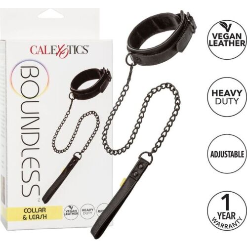 Bondage Collar Calexotics Boundless with Detachable Leash