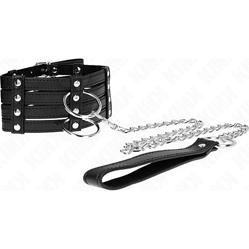 KINK Collar with Leash - Adjustable Control 35-51 cm