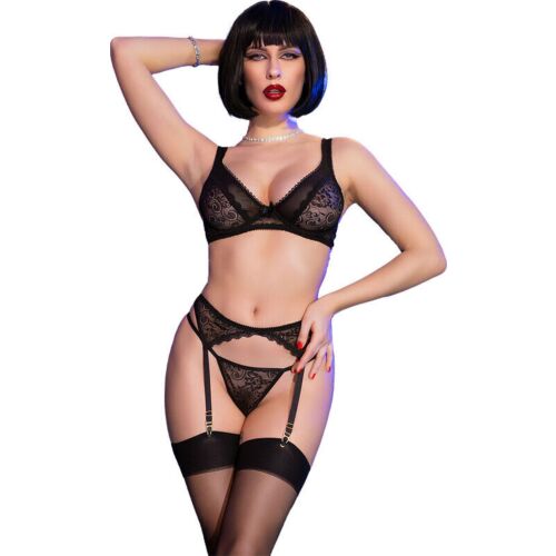 Lingerie Set by CHILIROSE CR 4692 - 4 Pieces