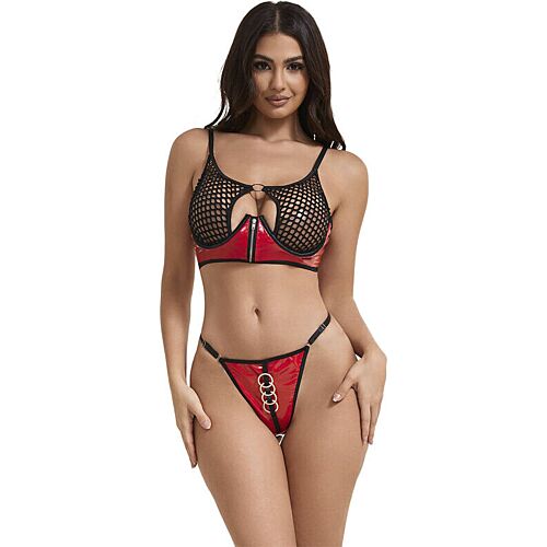 Lingerie Set SUBBLIME 955540 with Front Zip Design
