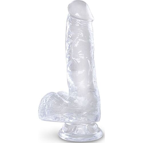 KING COCK Clear Realistic Dildo 13.5cm
