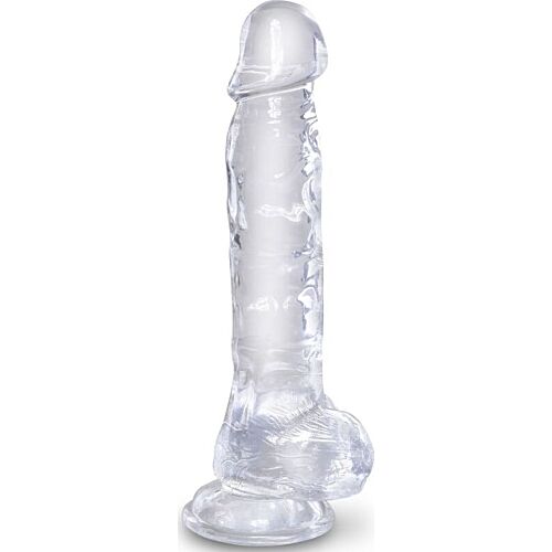 KING COCK Clear Realistic Dildo 16.5 cm