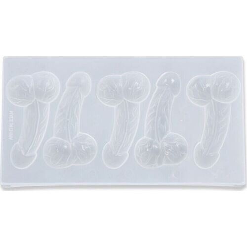 Ice Cube Tray DIABLO PICANTE 5 Penis Shapes for Parties
