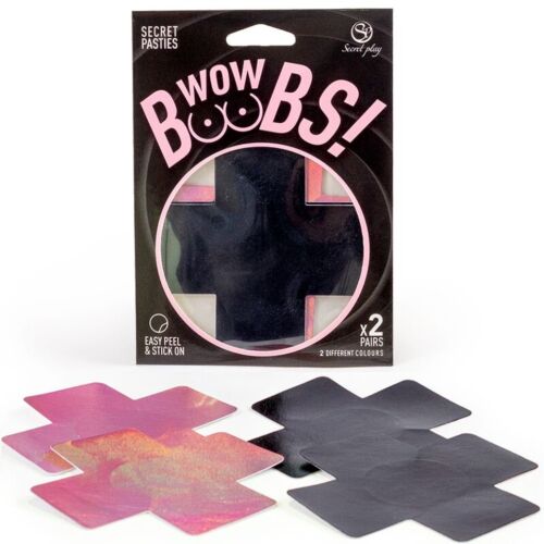 Nipple Covers SecretPlay WOW BOOBS – Irresistible Body Decoration