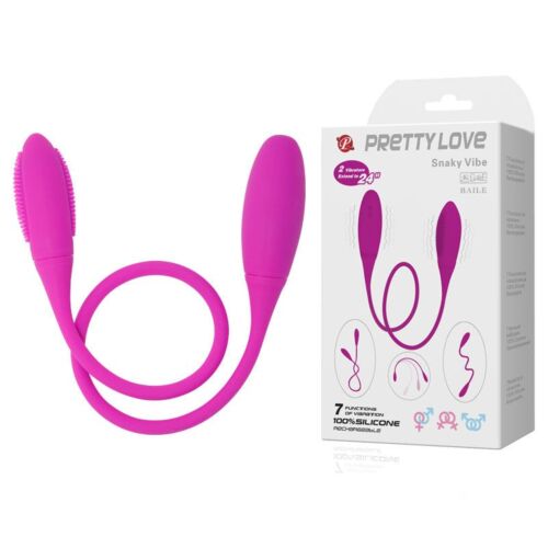 G Spot Vibrator Pretty Love Snaky Deluxe with Dual Ends