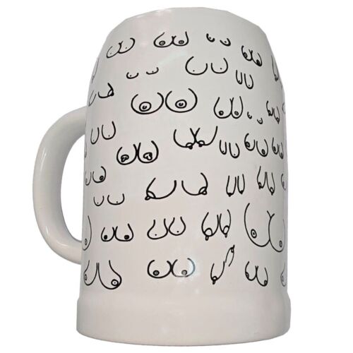 Ceramic Mug Diablo Picante Tits Beer Pitchers with Erotic Illustrations