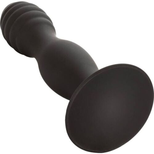 Anal Probe Calexotics Ribbed Anal Stud with Suction Cup