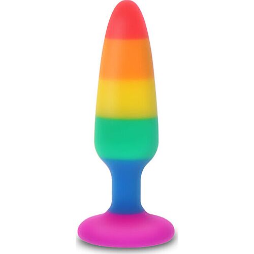 Anal Plug PRIDE Twink 8.5 cm with Rainbow Design