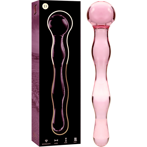 Dildo Nebula Series by Ibiza Model 13 - 18 cm Glass
