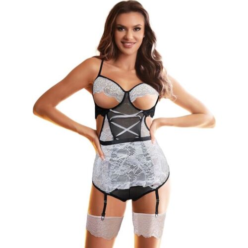 Maid Costume Sublime L/XL - Bodysuit with Corset Detail