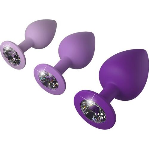 Anal Plug Set Fantasy For Her - Three Sizes for Beginners