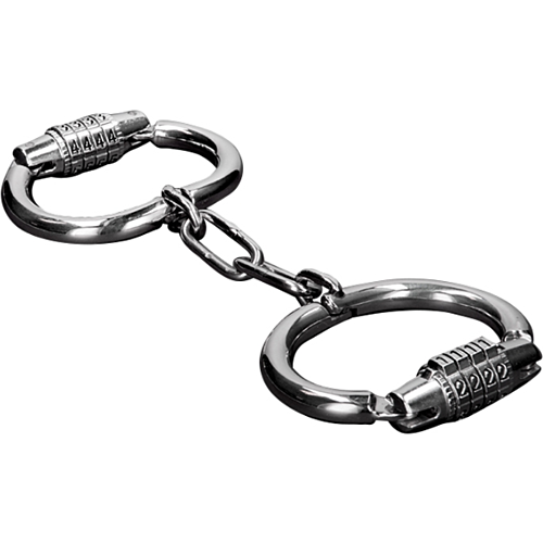 Metal Hard Handcuffs with Combination Lock for Control