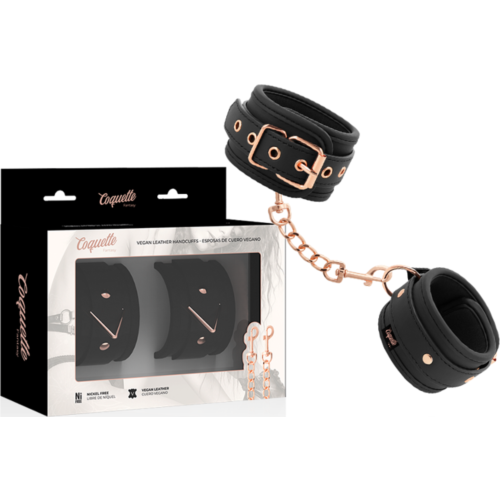 Bondage Handcuffs Coquette Fantasy Vegan Leather