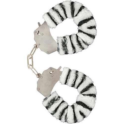 Cuffs Toyjoy Zebra - Soft Furry Bondage Experience
