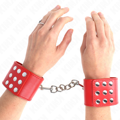 Wrist Cuffs KINK with Snap Closure Adjustable 19-24 cm x 5.5 cm