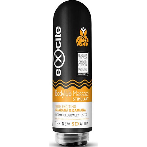 Massage Gel Excite Guarana 200ml with Aphrodisiac Benefits