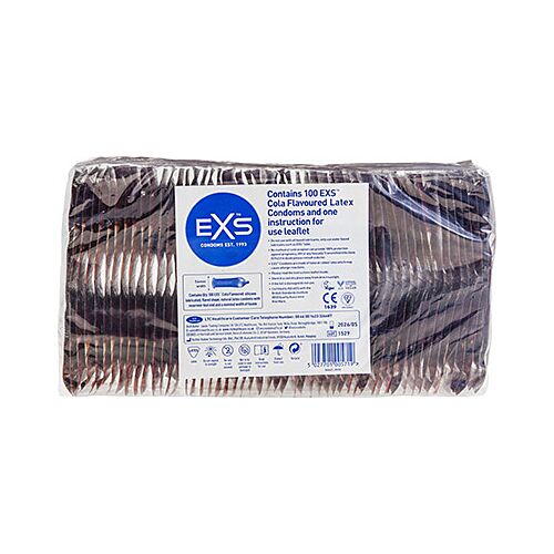 Cola Flavoured Condoms Exs Crazy Cola 100s