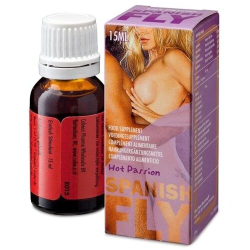 Drops Love Cobeco Spanish Fly Hot Passion 15ml for Sexual Stimulation