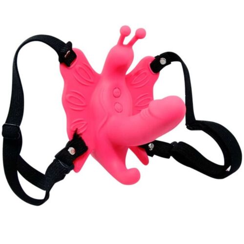 BAILE STIMULATING Butterfly Vibrating Harness with Mini Dildo