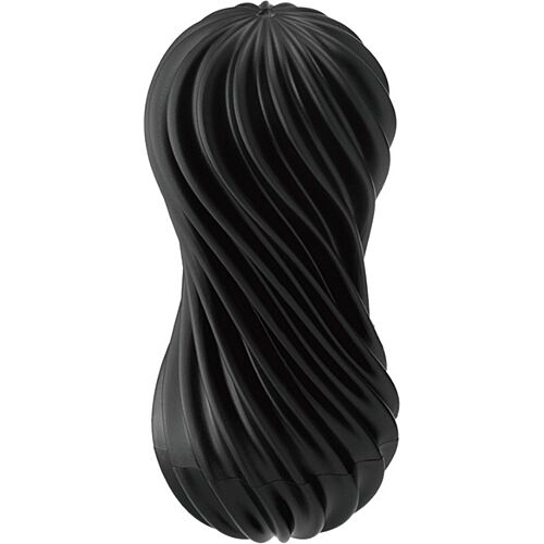 Tenga Flex Black Male Masturbator with Spiral Stimulation