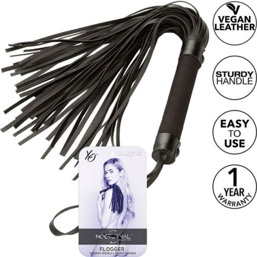 BDSM Flogger CalExotics Nocturnal with Sturdy Handle