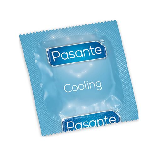 Pasante Cooling Effect Condoms 144 Units with Ribbed Texture