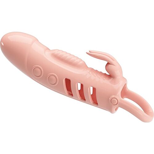 Penis Sleeve Pretty Love Sloane with Clitoral Vibrator