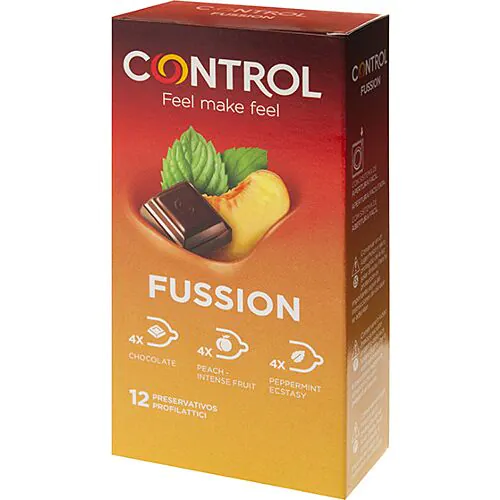 Control Fussion Condoms 12 Pack with Flavours