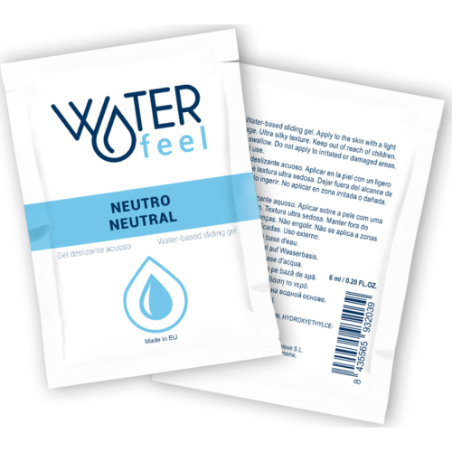 Waterfeel Neutral Water-Based Sliding Gel 6ml for Intimate Wellness