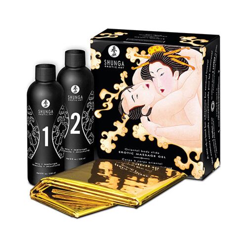 Erotic Massage Gel SHUNGA Oriental Melon Mango for Intimate Moments