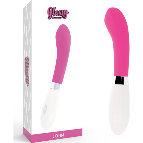 G-Spot Vibrator GLOSSY John - Curved Design for Pleasure