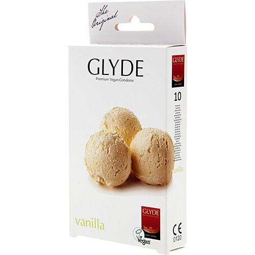 Glyde Ultra Vanilla Condoms - 100% Vegan and Flavoured