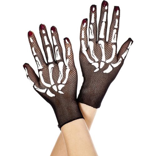 Skeleton Design Gloves by Music Legs for Distinctive Style